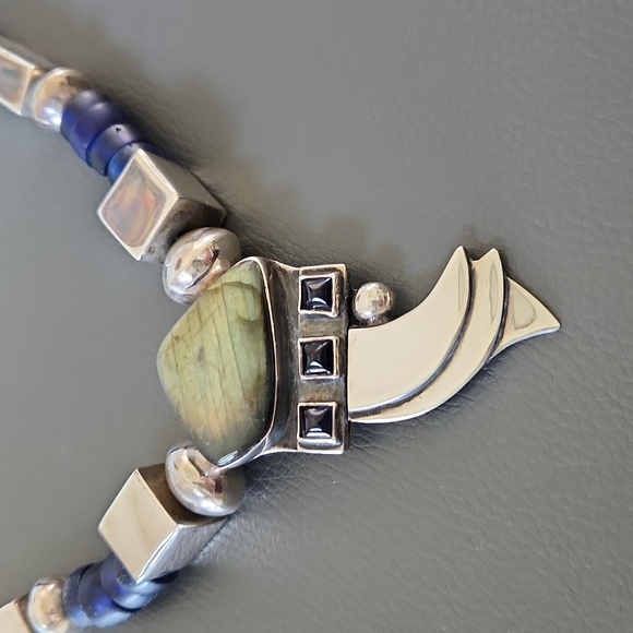Anne Forbes Sterling Necklace Taos NM - Picture 1 of 8
